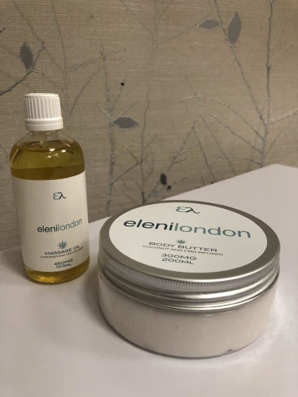 CBD Body Butter and Massage Oil
